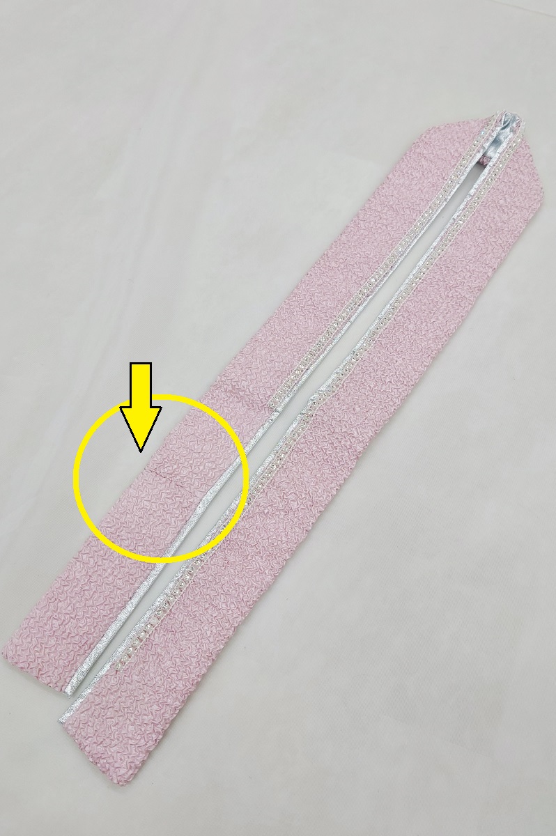 重衿ﾗﾌｨﾈｵﾘｼﾞﾅﾙ【合繊】くしゅくしゅ×ラインストン重衿-3色展開- - 画像 (7)