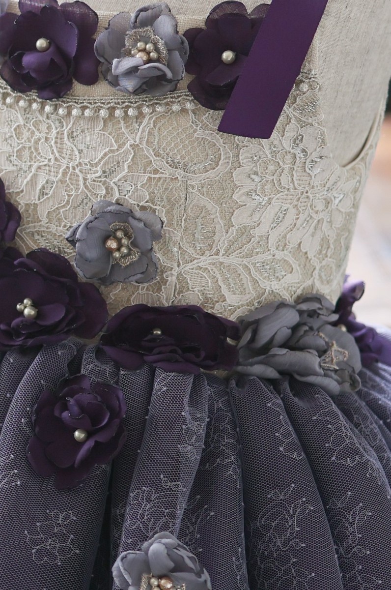 ロングドレスR-089　パープル - 画像 (11)