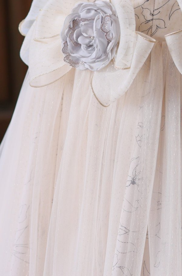 ロングドレスR-086 アイボリー - 画像 (2)