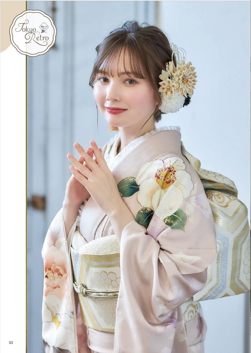 2025正絹振袖 東京レトロ TR-601【エリア限定商品につき価格非表示】 - 画像 (3)