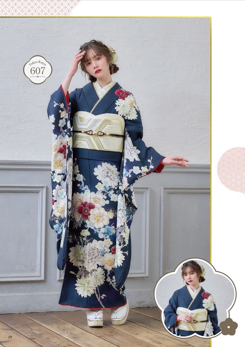 2025正絹振袖 東京レトロ TR-607【エリア限定商品につき価格非表示】
