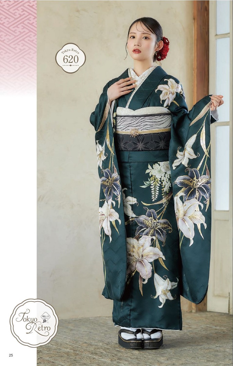 2025正絹振袖 東京レトロ TR-620【エリア限定商品につき価格非表示】