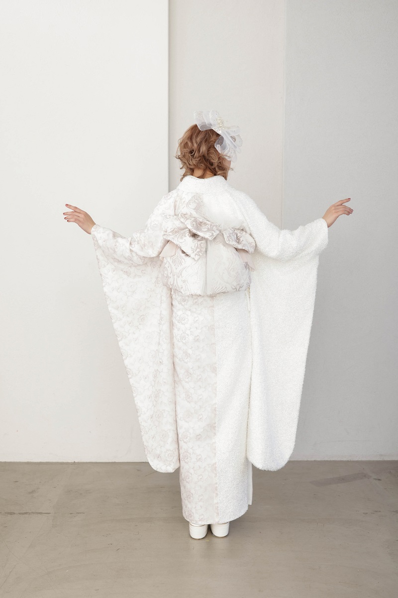 合繊振袖ラフィネモカ GF-72 フェザリーレース - 画像 (27)