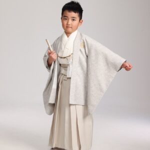 おりびと男児セット3歳/5歳 No.702【グレー】