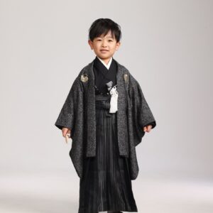 おりびと男児セット3歳/5歳 No.703【ブラック】