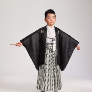 おりびと男児セット3歳/5歳　No.706【ブラック】