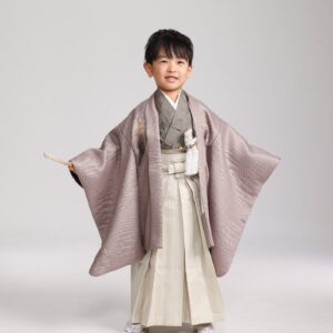 おりびと男児セット3歳/5歳 No.707【ピンクグレー】