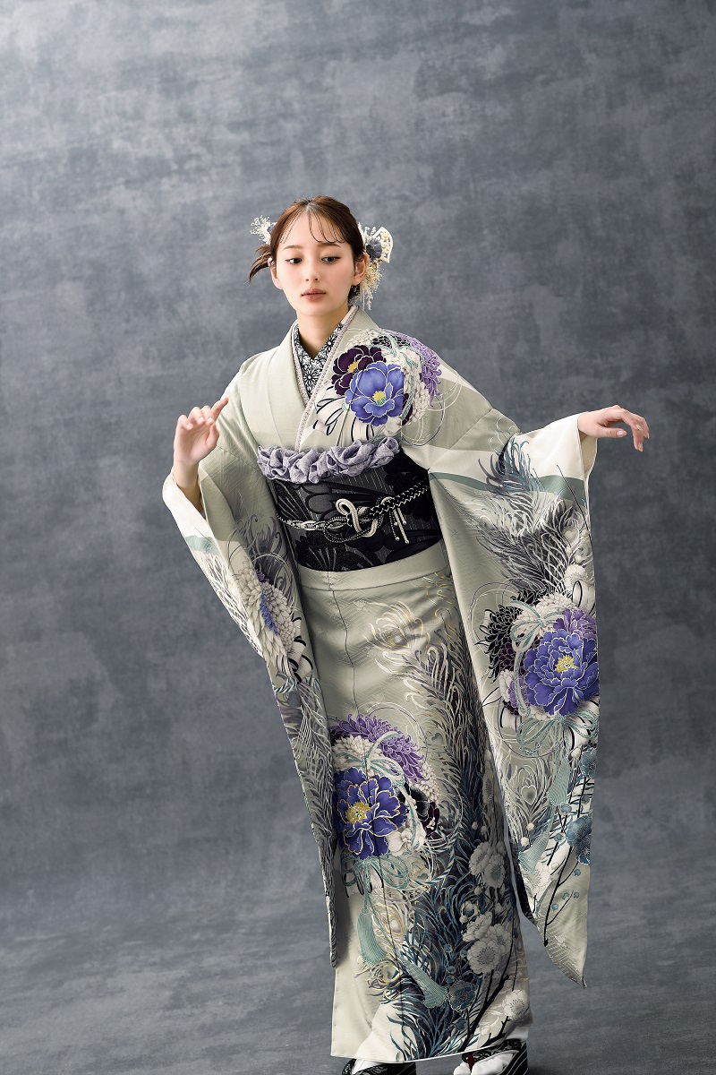 2025正絹振袖 -Hanriette【アンリエット】335 - 画像 (4)