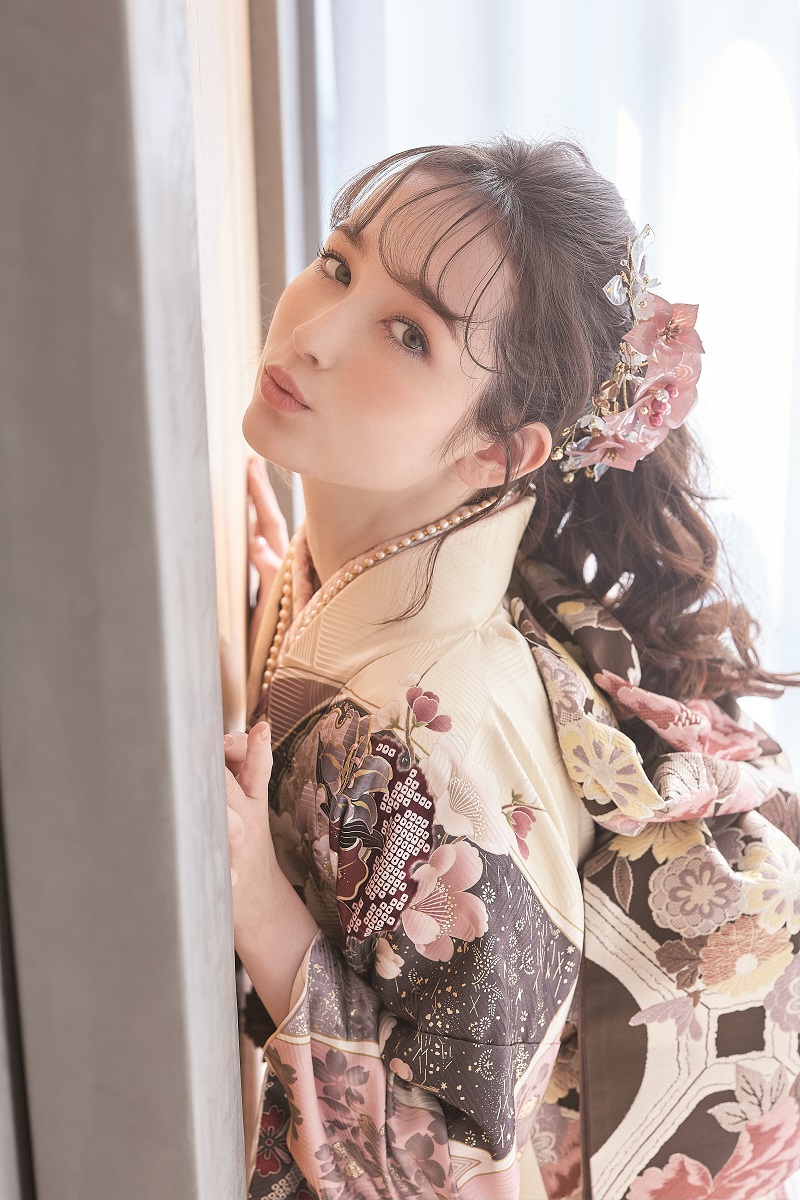 2025正絹振袖　プチブラン№.38807 さくらピンク - 画像 (6)