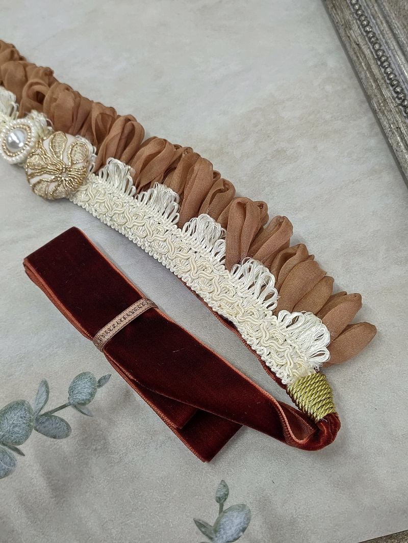 ﾗﾌｨﾈﾓｶｵﾘｼﾞﾅﾙ　ループフリンジ帯飾り　-3色展開- - 画像 (10)