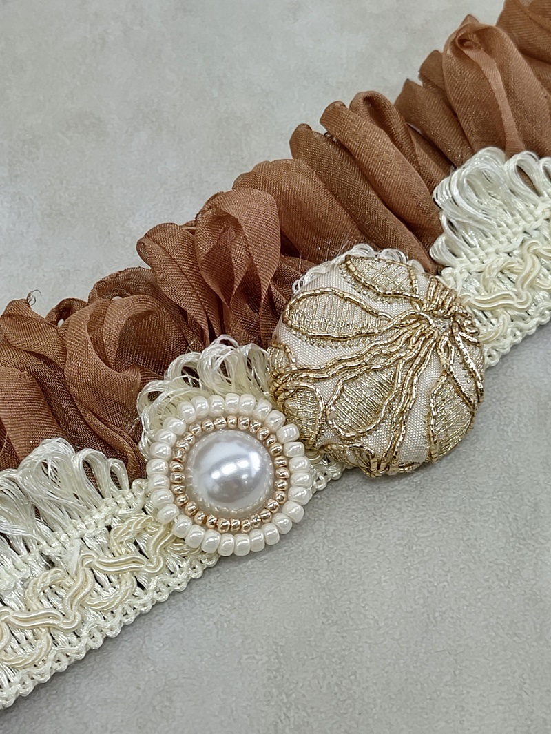 ﾗﾌｨﾈﾓｶｵﾘｼﾞﾅﾙ　ループフリンジ帯飾り　-3色展開- - 画像 (11)