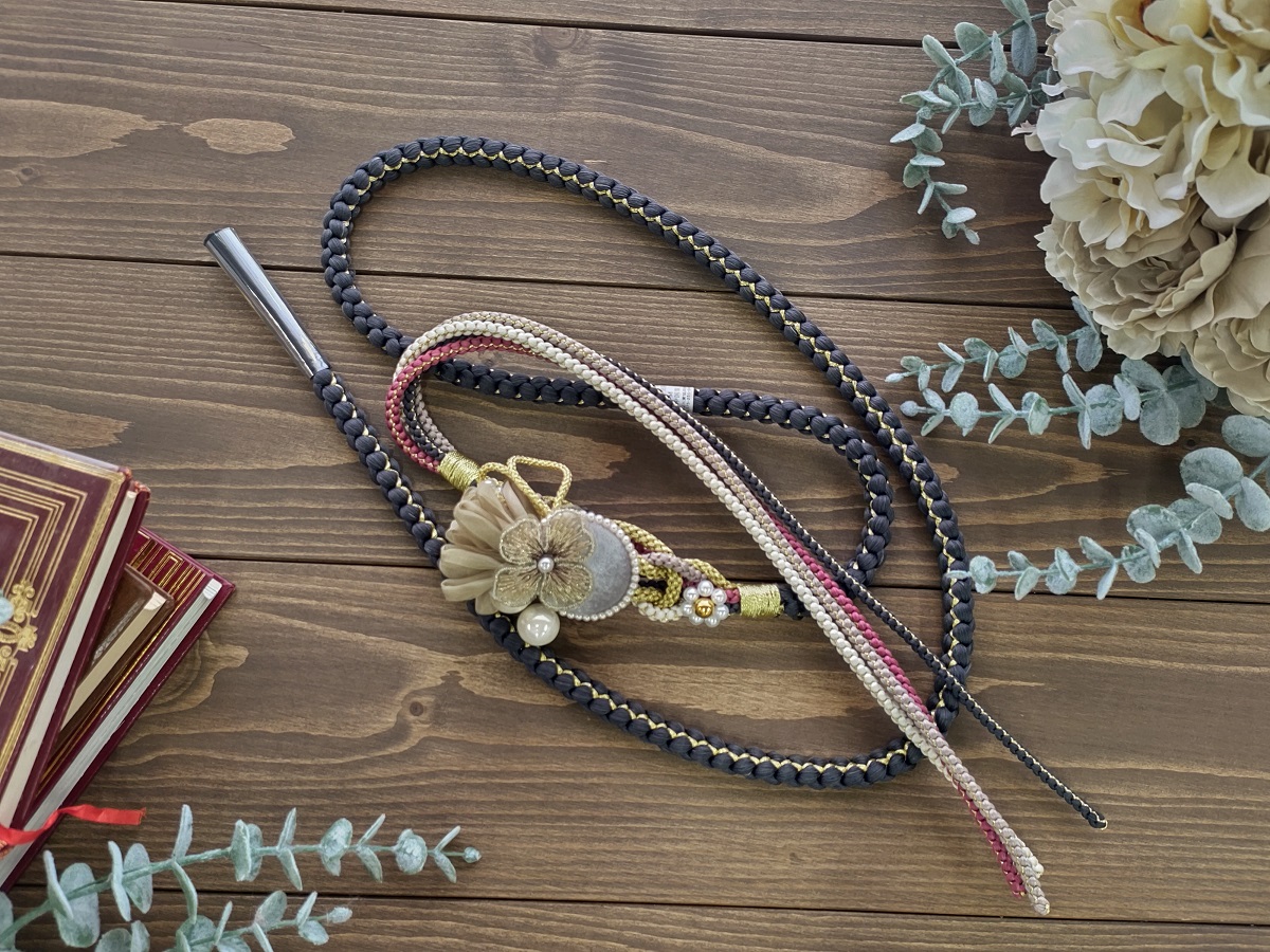 '-ラフィネオリジナル- 帯〆FKパーツ着脱式 ROJ-32ディープグレー - 画像 (7)