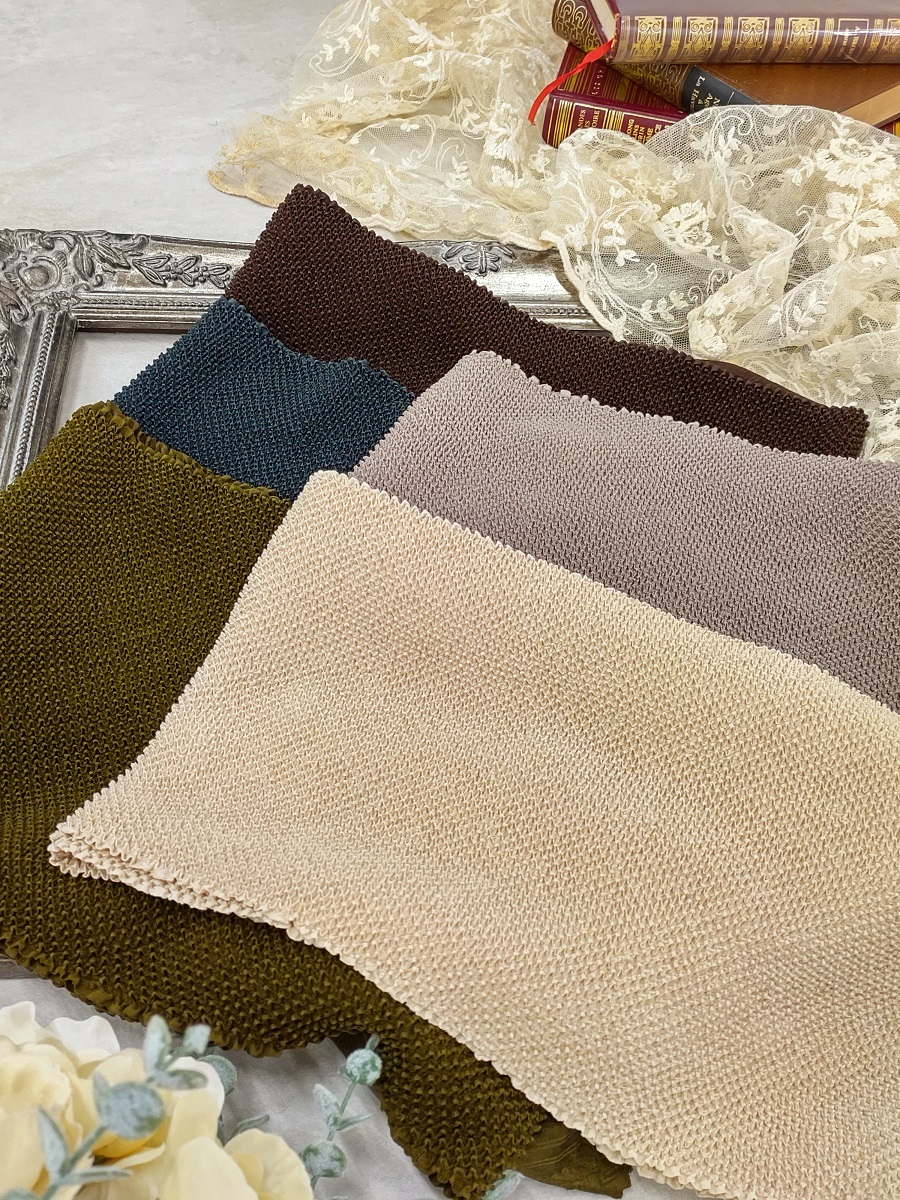 エバース絞り帯揚 ラフィネ別注カラー【正絹】RT-EO23-s1 -4色-