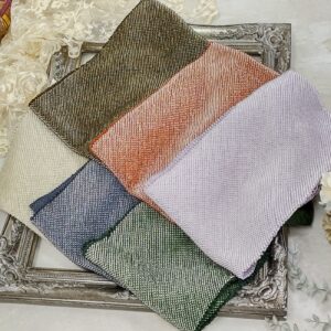 数量限定【正絹】 ラフィネ別注カラー 四つ巻無地帯揚 -6color-