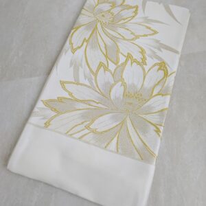 袋帯【正絹】振袖用　RTO-2310a4白金