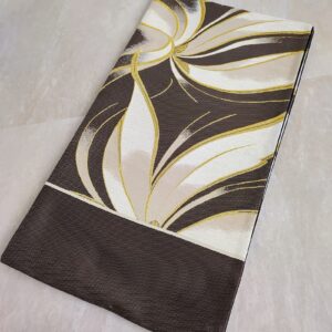 袋帯【正絹】振袖用　RTO-2310b2ブラウン