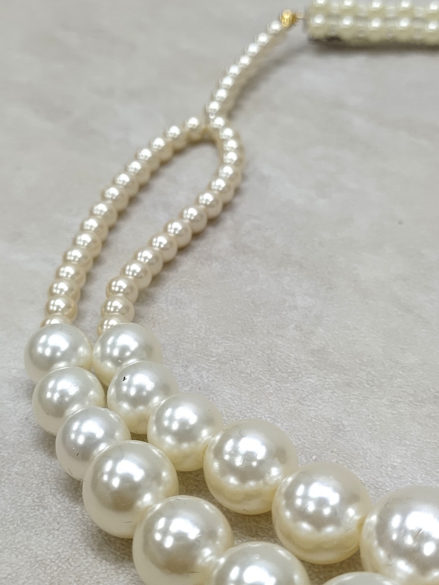 ﾗﾌｨﾈﾓｶ帯〆飾り　FK-120　パール帯飾り - 画像 (3)