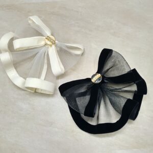 【ﾗﾌｨﾈｵﾘｼﾞﾅﾙ】リボン髪飾りFK-116・FK-117　-2colors-