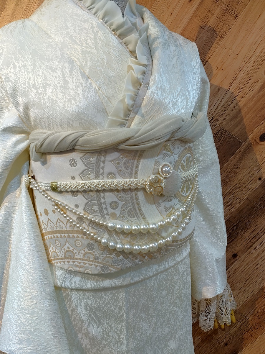 ﾗﾌｨﾈﾓｶ帯〆飾り　FK-120　パール帯飾り - 画像 (7)