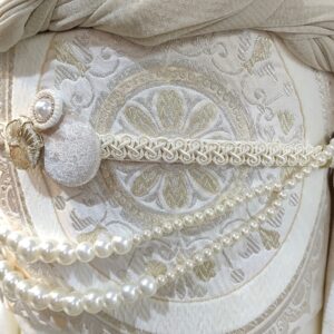 ﾗﾌｨﾈﾓｶ帯〆飾り　FK-120　パール帯飾り