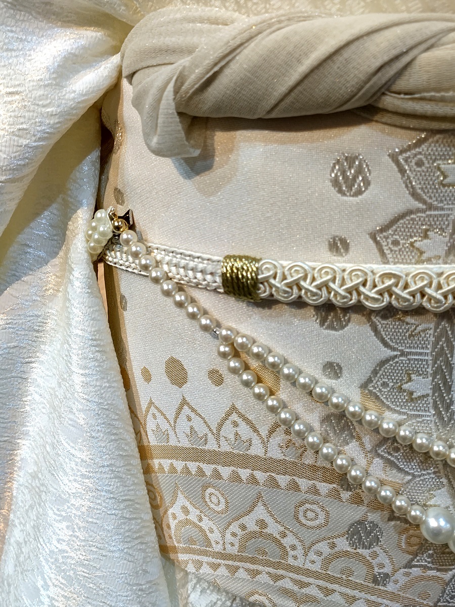 ﾗﾌｨﾈﾓｶ帯〆飾り　FK-120　パール帯飾り - 画像 (6)