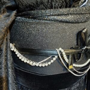 ﾗﾌｨﾈﾓｶ帯〆飾り　FK-121-3　ラインストーン帯飾り