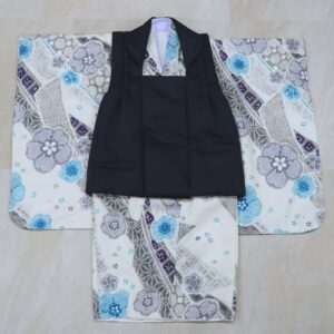 【受注品】3歳女児被布セット 「ジャガード2404No,3」