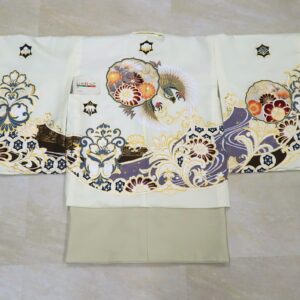 【現品5歳】 男児アンサンブル　しゃれっこNo.「雅」C【白】