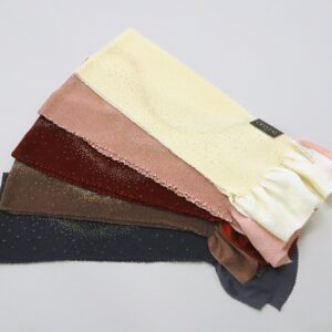 エバース絞りラメ帯揚　定番カラー【正絹】RK-2404b　-5色-