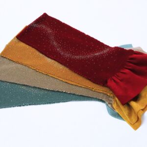 エバース絞りラメ帯揚　ラフィネ別注カラー【正絹】RK-2404a　-4色-