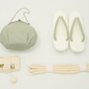 ラフィネココ ジュニア筥迫set「フラワーレースRC543_10」 グリーン