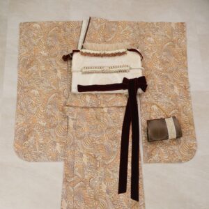 現品限り　合繊振袖　ラフィネオリジナルコーデ