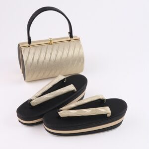 3段草履バッグセット【L ＆ 2Lサイズ】振袖用　RM024-06E