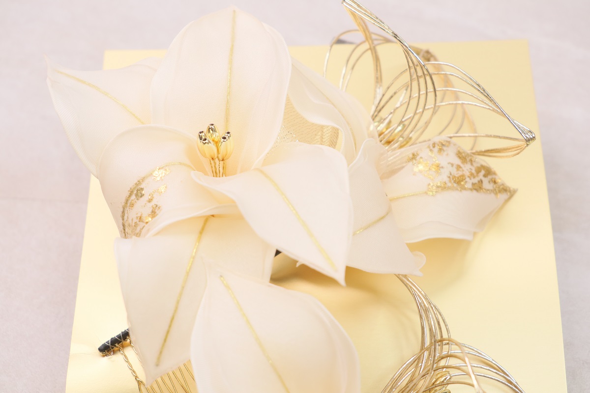 大人用 髪飾り 水引×ユリ RCH500-834 -2colors- - 画像 (5)