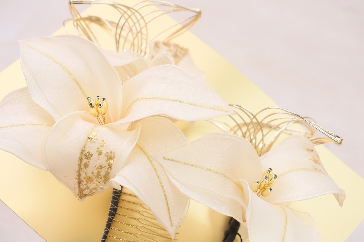 大人用 髪飾り 水引×ユリ RCH500-834 -2colors- - 画像 (8)