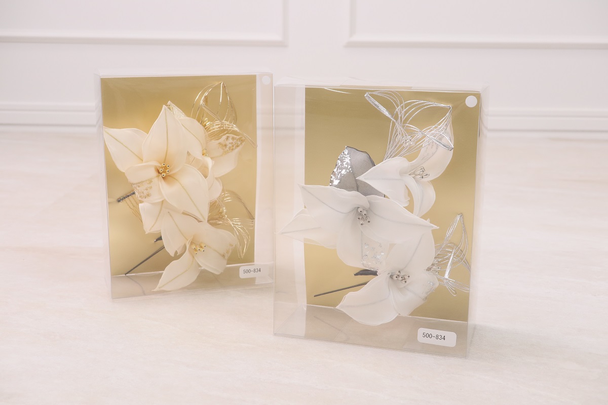 大人用 髪飾り 水引×ユリ RCH500-834 -2colors- - 画像 (2)