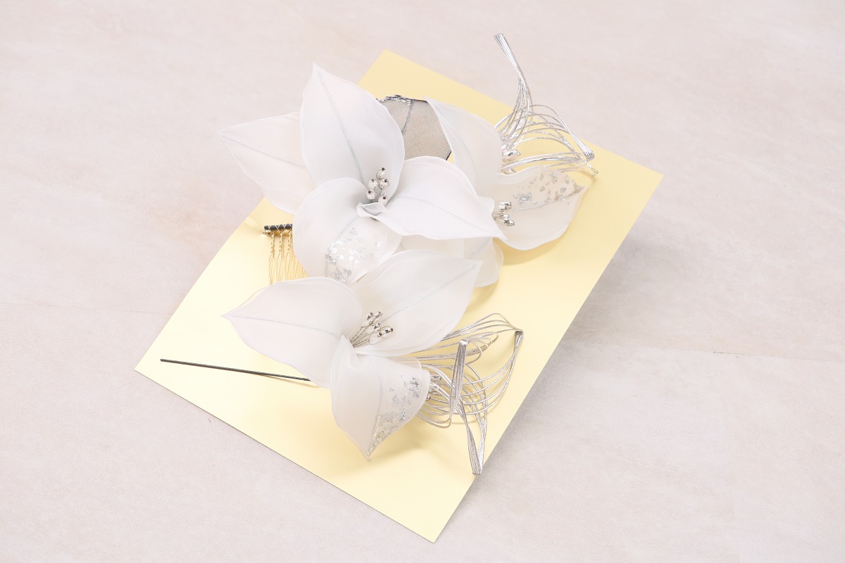 大人用 髪飾り 水引×ユリ RCH500-834 -2colors- - 画像 (12)