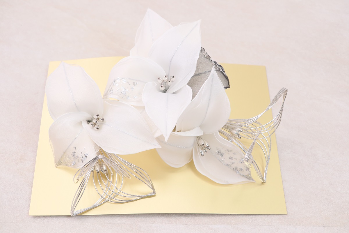 大人用 髪飾り 水引×ユリ RCH500-834 -2colors- - 画像 (16)