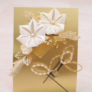 髪飾り大人用 つまみ RCH0624-a白金