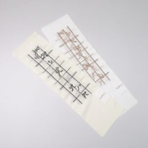 ﾗﾌｨﾈｵﾘｼﾞﾅﾙ　パール&リボンししゅう半衿RKH2407　-2色展開-