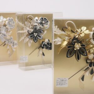 大人用　髪飾り つまみ×金銀花　RCH500-836　-3colors-