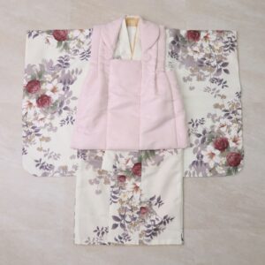 【受注品】3歳女児被布セット ジャガードNo,5