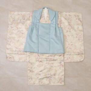 【受注品】3歳女児被布セット ジャガードNo,4