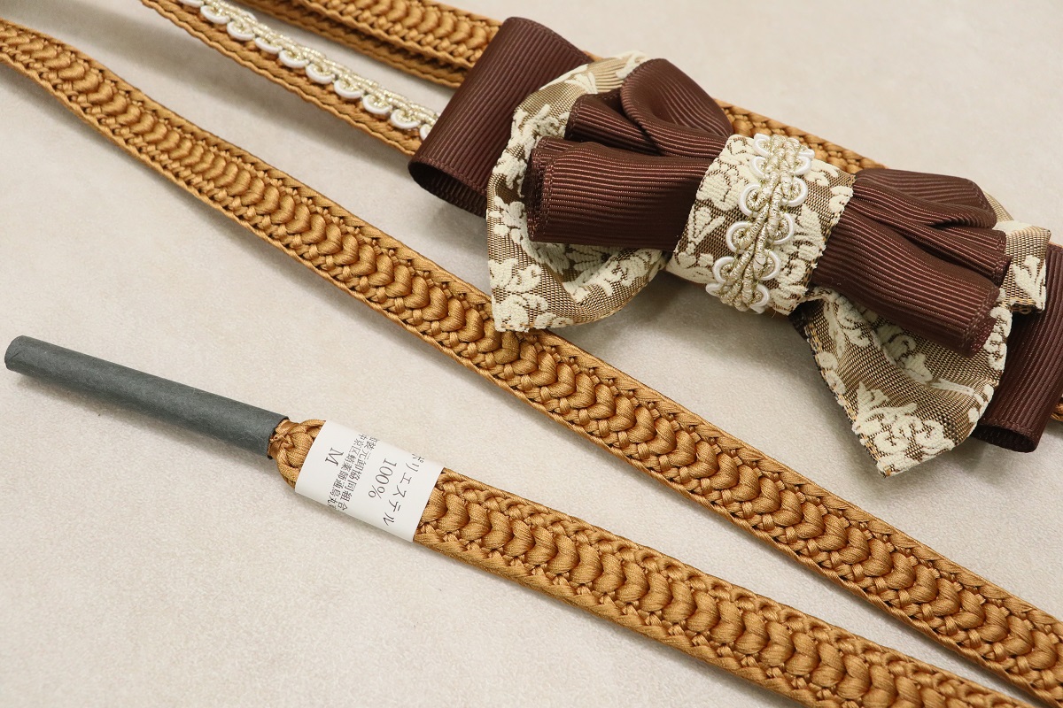 帯〆オリジナル ブリクソンリボン帯締め 5色展開 - 画像 (28)