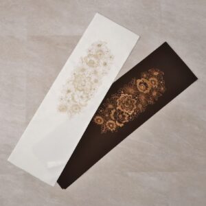 シルエリーししゅう半衿2408ラインフワラー　-2色展開-