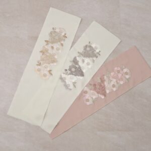 シルエリーししゅう半衿2408newさくらししゅう　-3色展開-