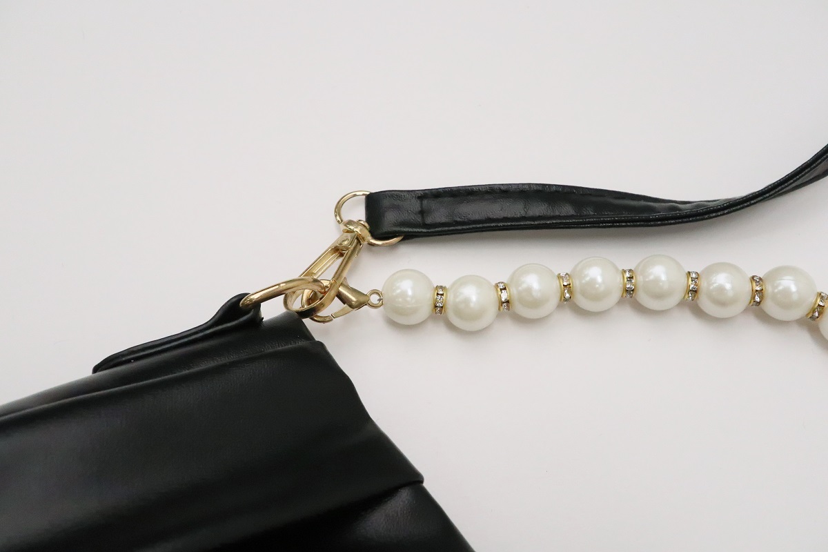 【アウトレット】ハンドバッグ パール&リボン【各色】 - 画像 (9)