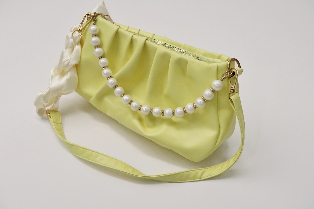 【アウトレット】ハンドバッグ パール&リボン【各色】 - 画像 (5)