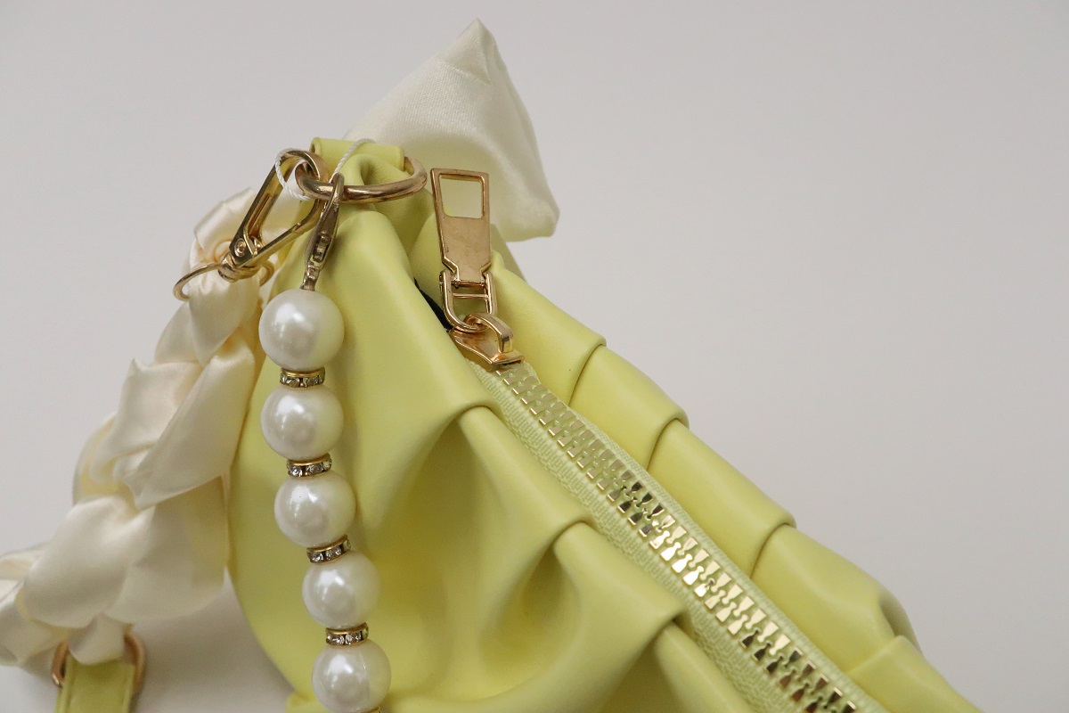 【アウトレット】ハンドバッグ パール&リボン【各色】 - 画像 (4)