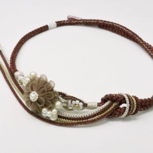 '-ﾗﾌｨﾈｵﾘｼﾞﾅﾙ-　帯〆FKパーツ着脱式 RTO-01ブラウン